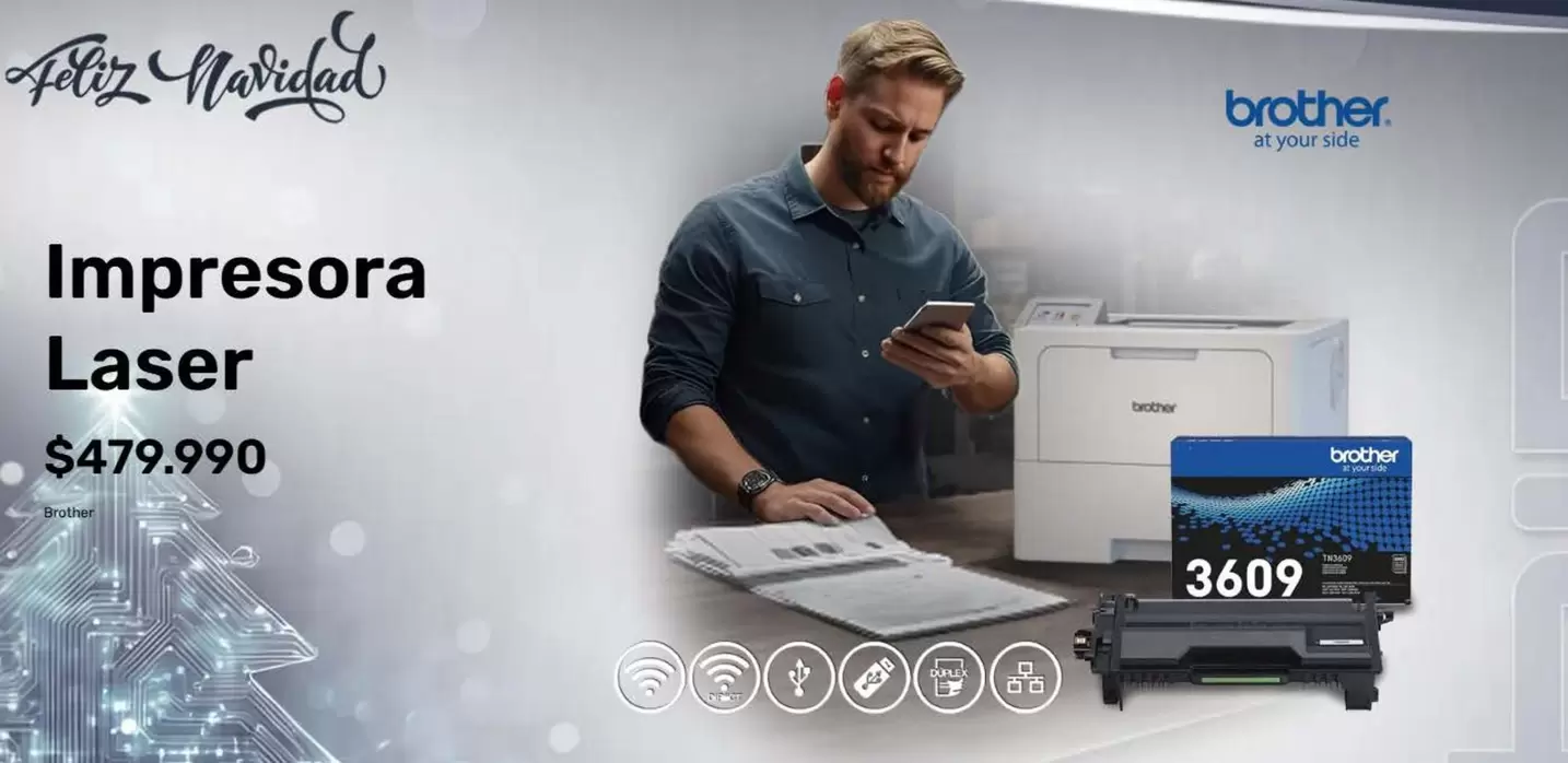 Brother - Impresora Laser