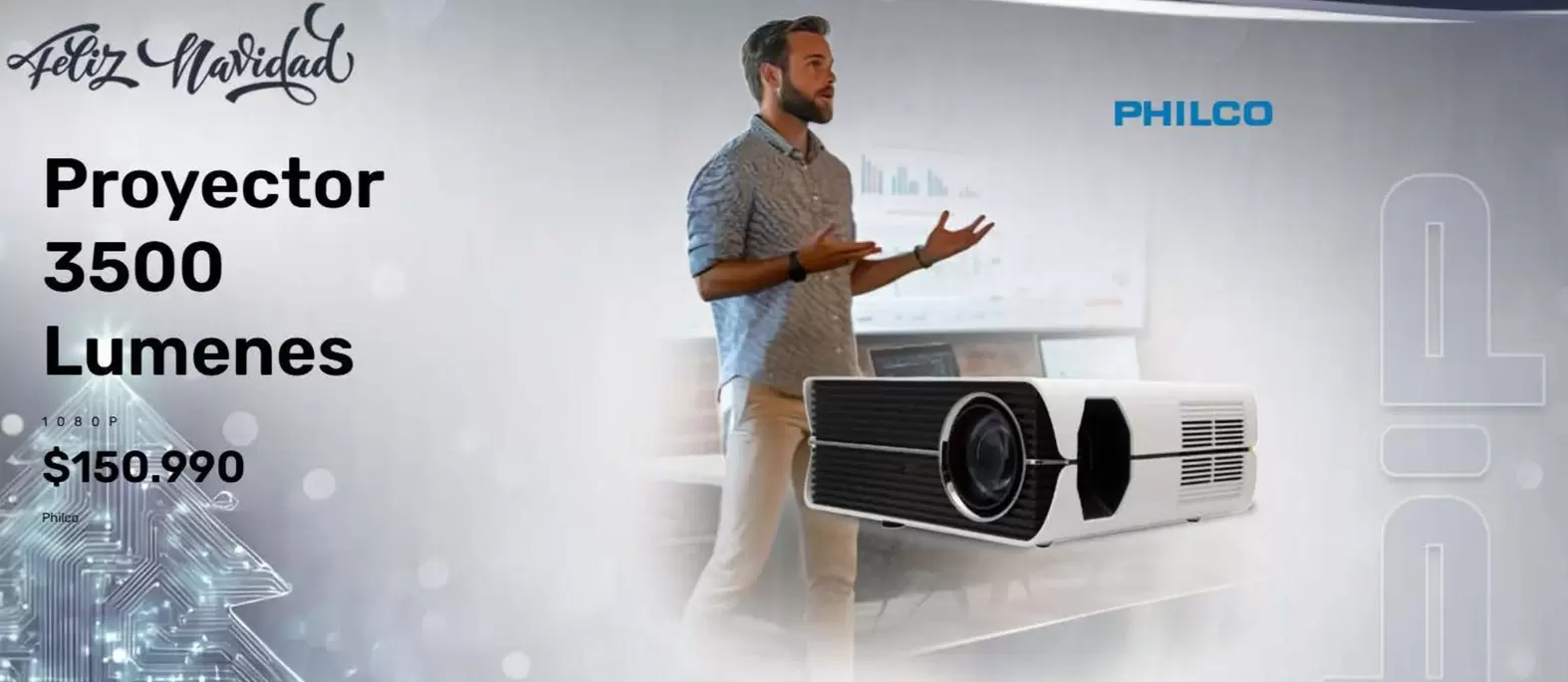 Philco - Proyector 3500 Lumenes