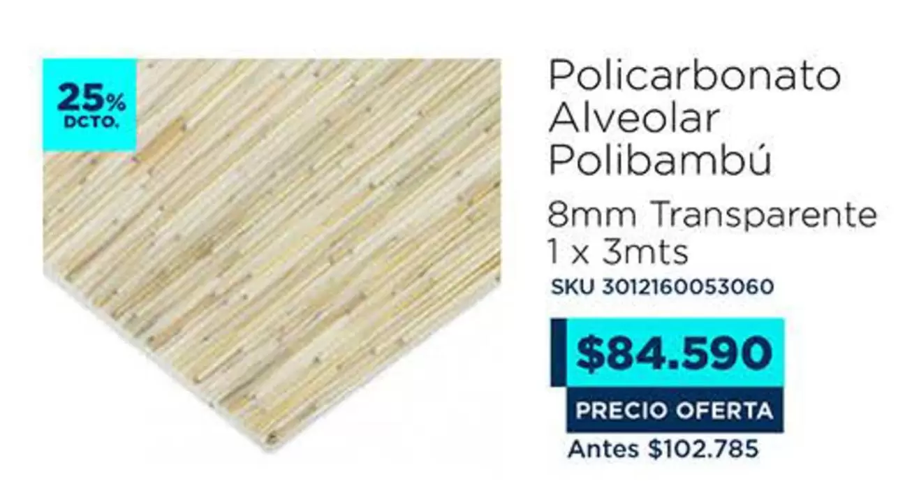 Policarbonato Alveolar Polibambu