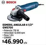 Bosch - Angular 4 1/2" GWS700