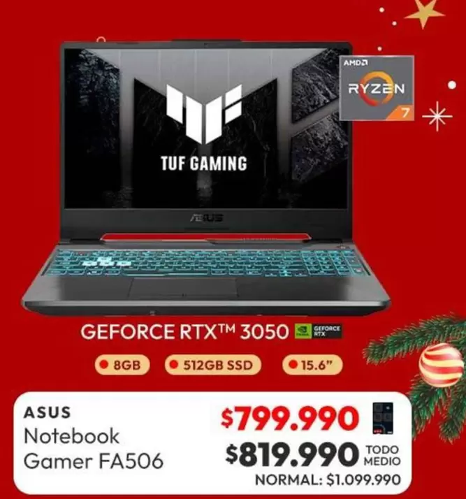 Asus - Notebook Gamer FA506