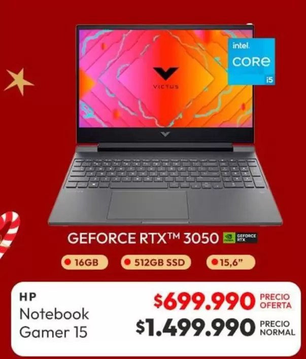 HP - Notebook Gamer 15