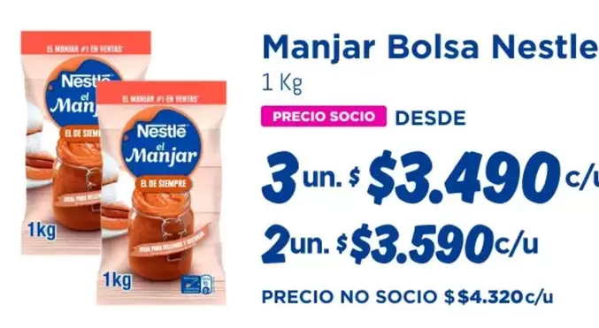 Nestlé - Manjar Bolsa