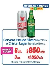Cristal - Cerveza Escudo