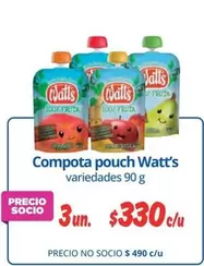 Watt's - Compota Pouch