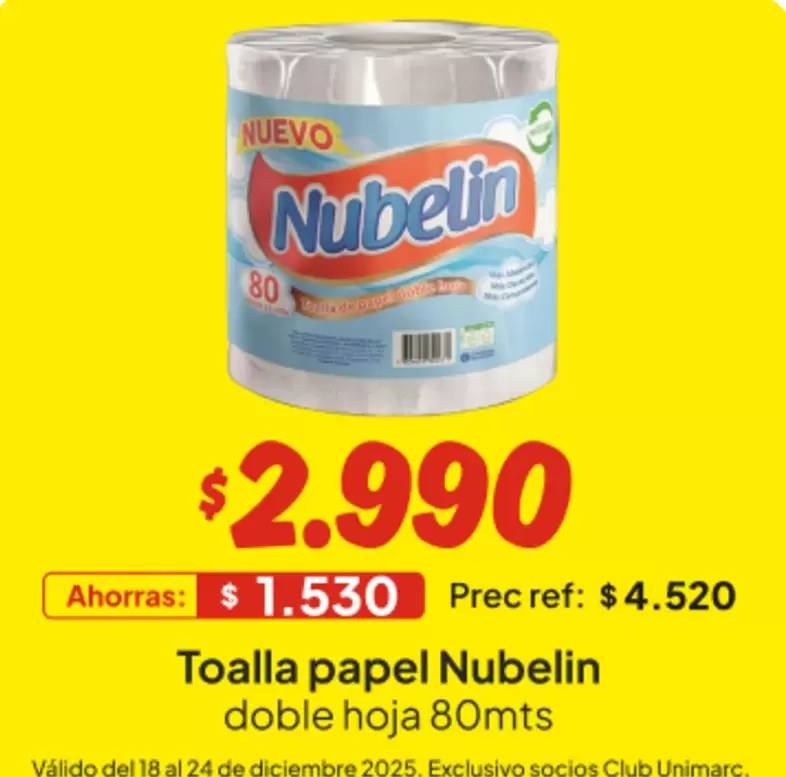 Nubelin - Toalla Papel