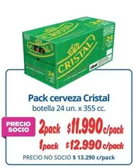 Cristal - Pack Cerveza