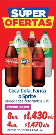 Coca Cola - Fanta O Sprite