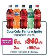 Coca Cola - Fanta O Sprite