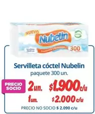 Nubelin - Servilleta Cóctel