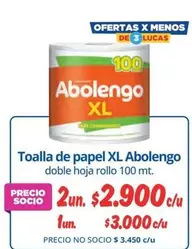 Abolengo - Toalla De Papel Xl