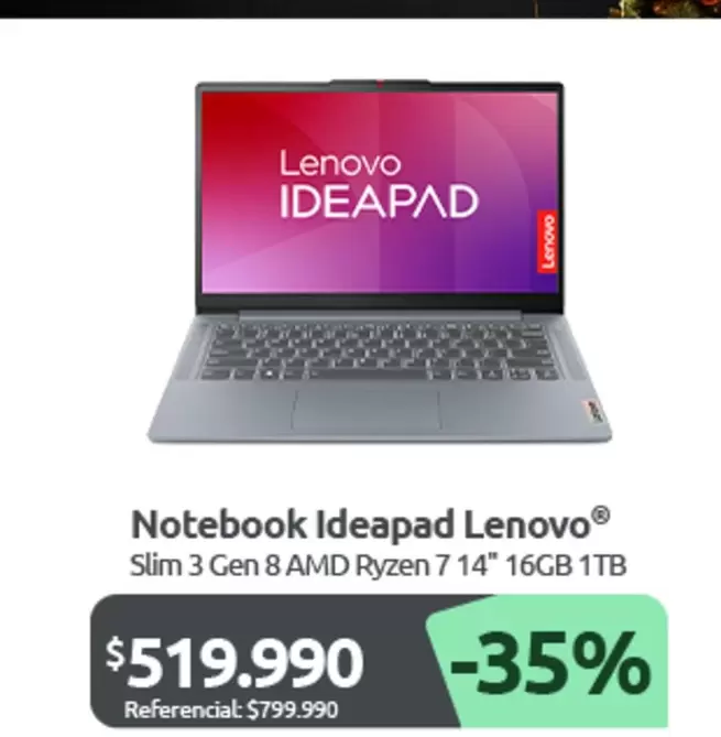 Lenovo - Notebook Ideapad