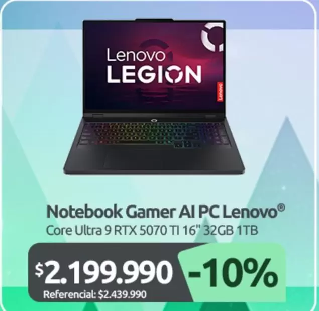 Lenovo - Notebook Gamer Al Pc