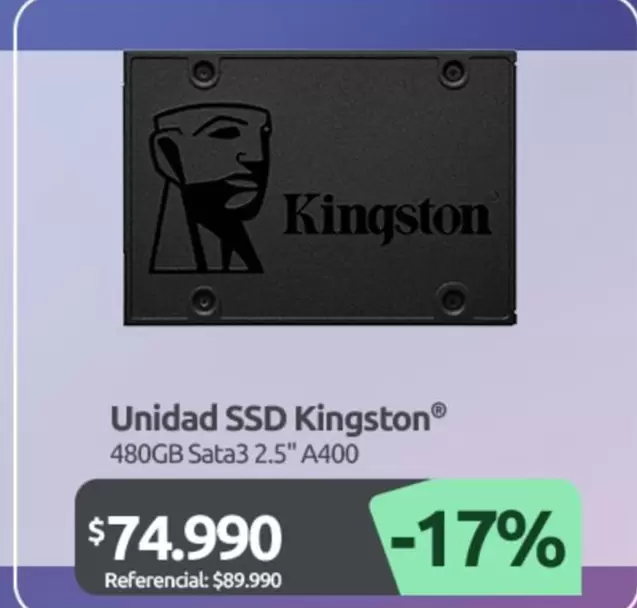 Kingston - Uniidad Ssd