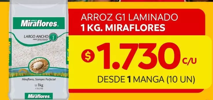 Miraflores - Arroz G3 Laminado