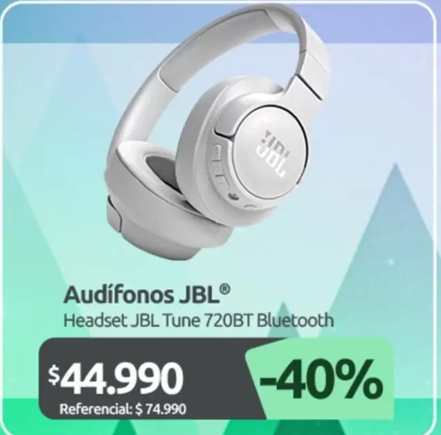JBL - Audifonos  Headset  Tune 720BT Bluetooth