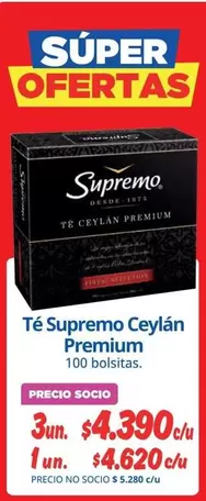 Ceylán - Té Supermo Premium