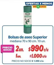 Superior - Bolsas De Aseo