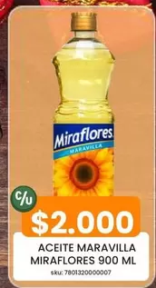 Miraflores - Aceite Maravilla