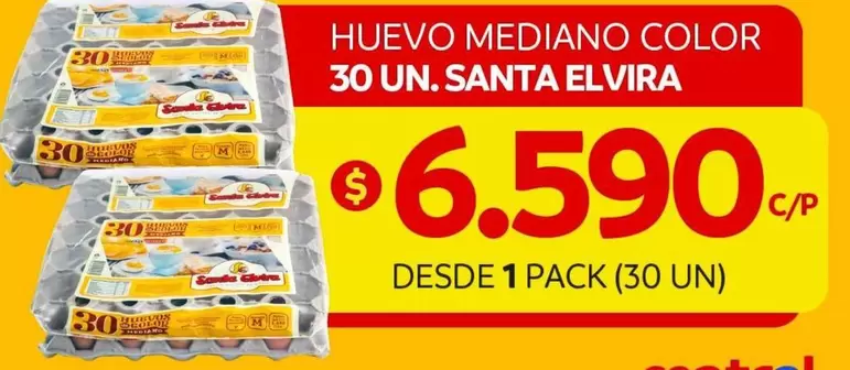 Huevo Mediano Color