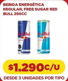 Red Bull - Bebida Energética Regular, Free Sugar