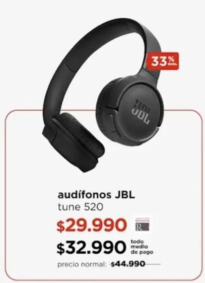 JBL - Audifonos Tune 520