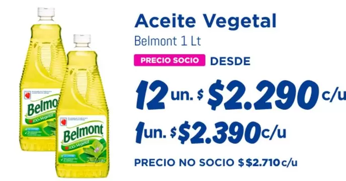 Belmont - Aceite Vegetal