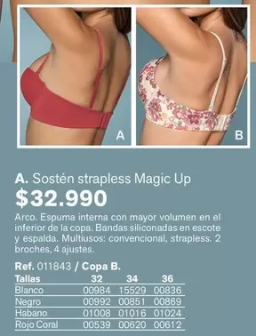 Up - Sosten Strapless Magic