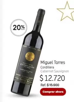 Cordillera - Miguel Torres  Cabernet Sauvignon