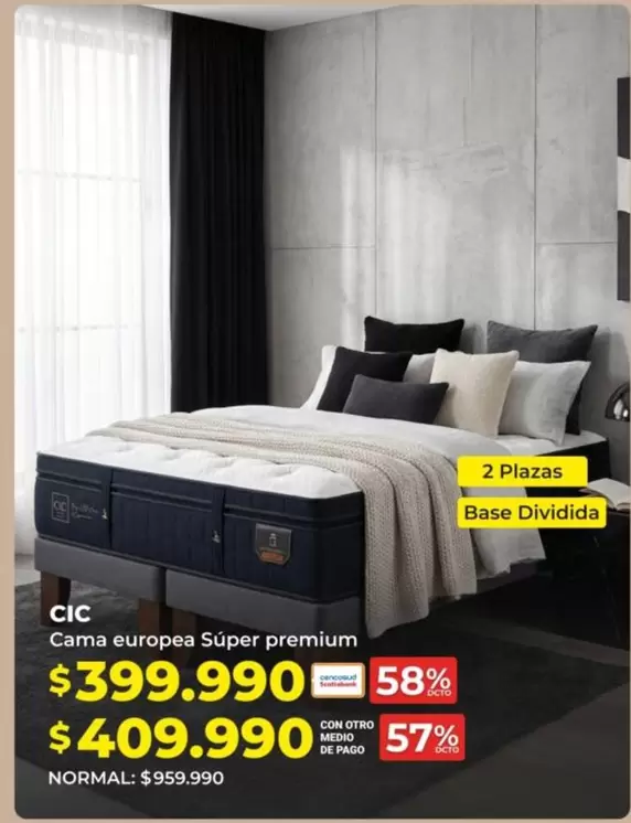 Cic - Cama Europea Súper Premium