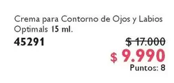 Optimals - Crema Para Contorno De Ojos Y Labios