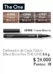 Delineador de Cejas Tattoo Effect Brow Pen