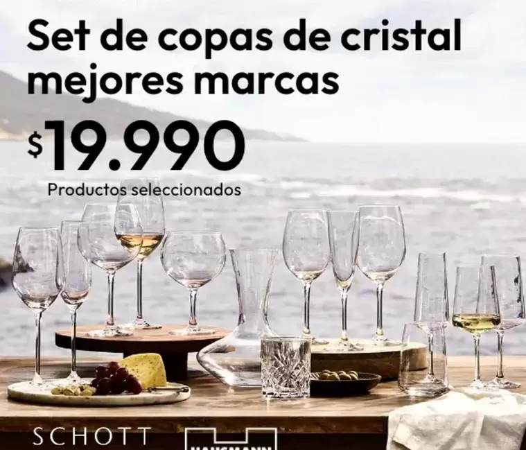 Cristal - Set De Copas De  Mejores Marcas