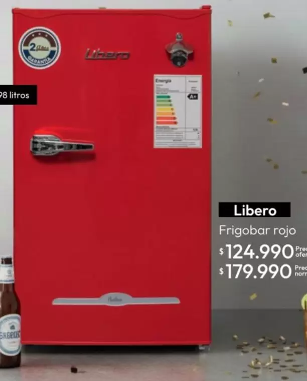 Libero - Frigobar Rojo