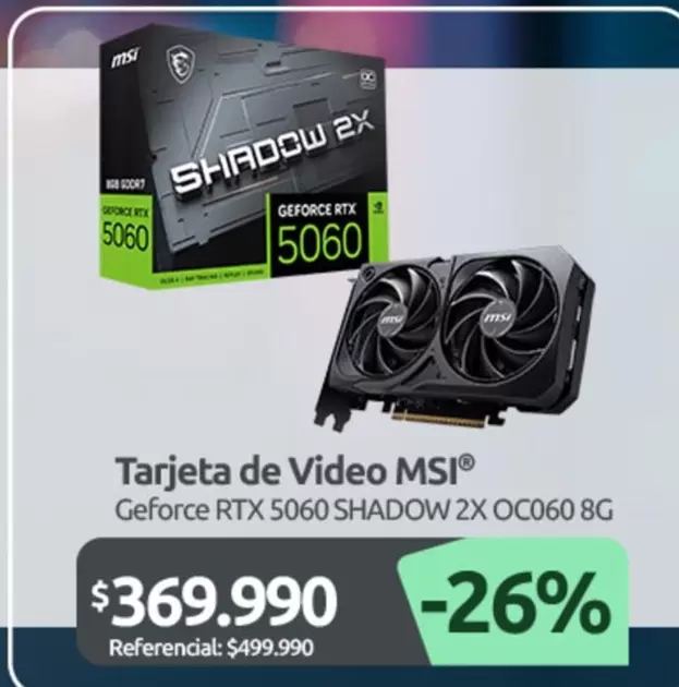 MSI - Tarjeta De Video