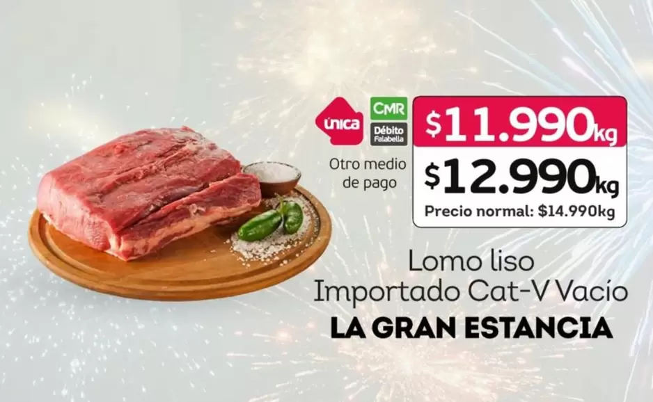 Falabella - Lomo Liso Importado Cat-V Vacio