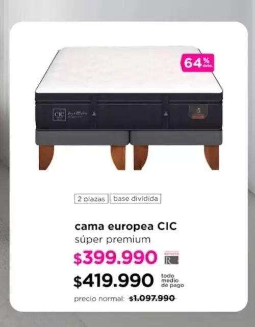 Cic - cama europea CIC 5.9L