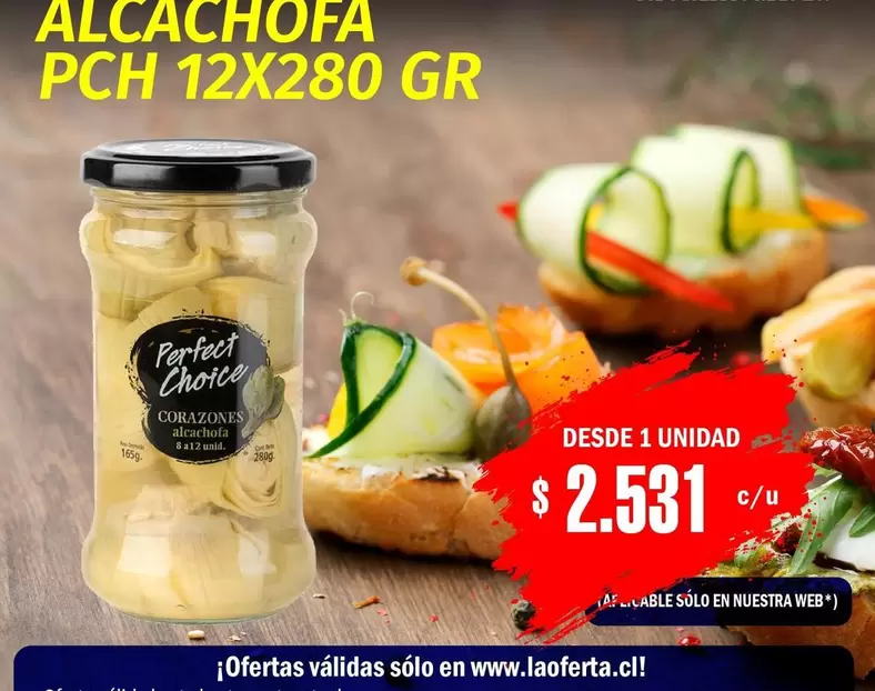 Perfect Choice - Alcachofa 12x280 Gr