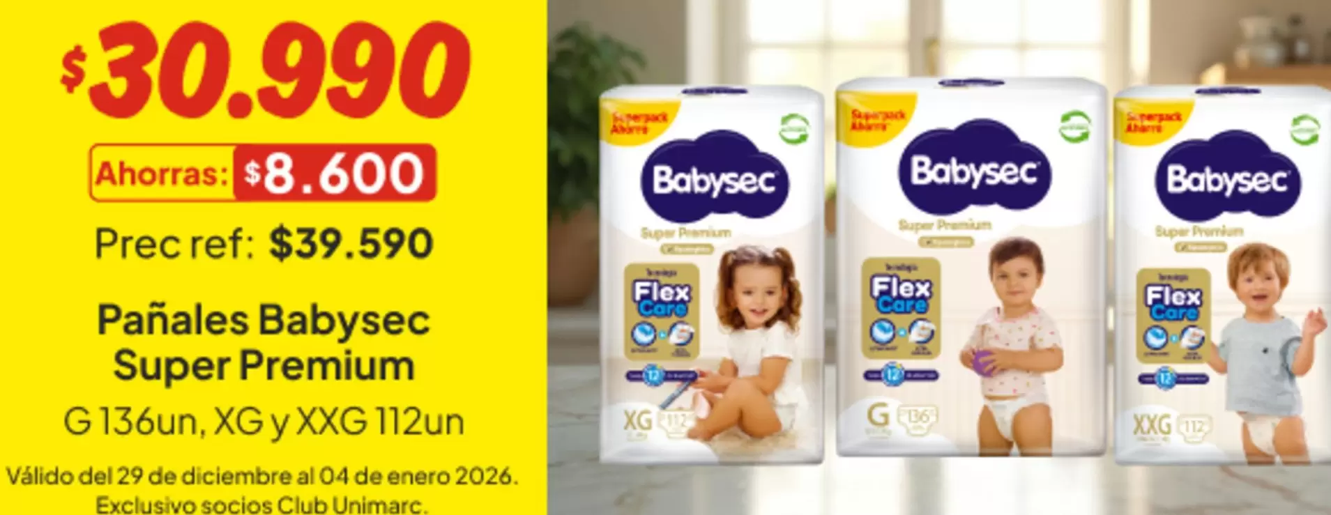 Babysec - Pañales Super Premium