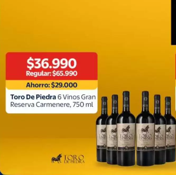 Carmenere - Toro De Piedra 6 Vinos Gran Reserva