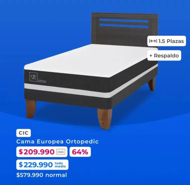 Cic - Cama Europea Ortopedic