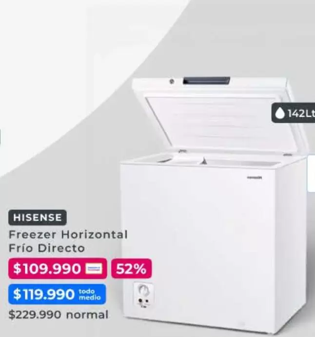 Hisense - Freezer Horizontal