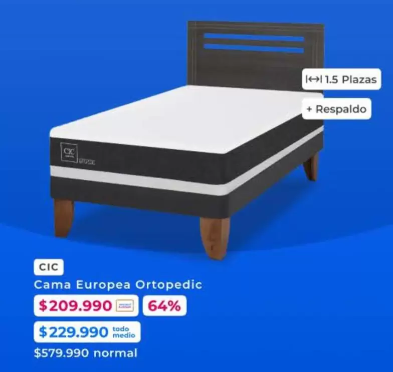 Cic - Cama Europea Ortopedic