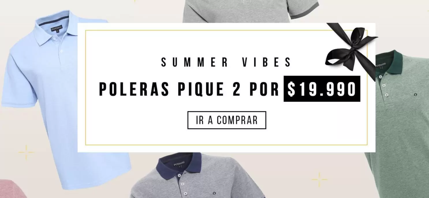 Summer - Poleras Pique 2 Por 19990