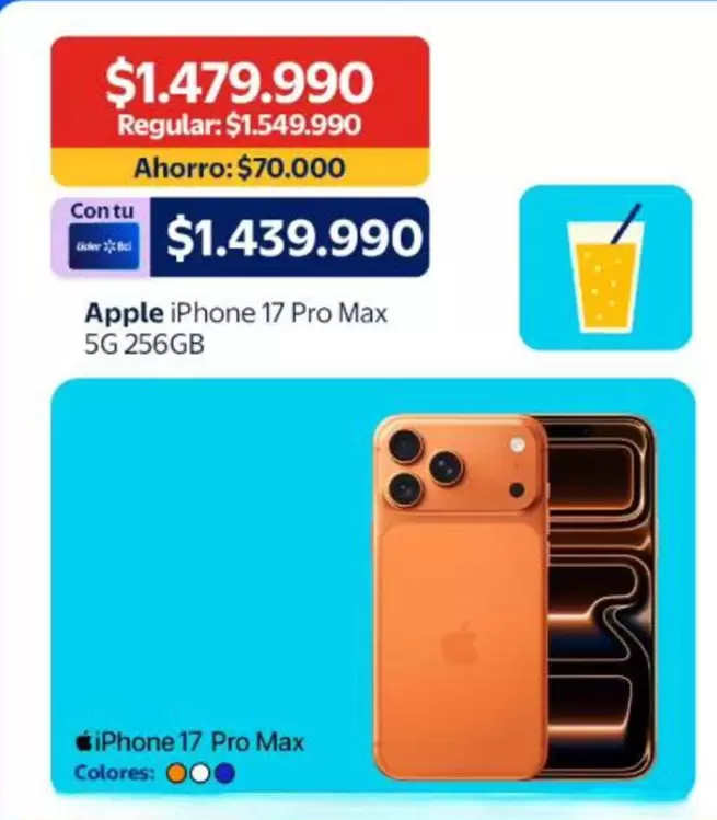 Apple - iPhone 17 Pro Max 5G 256GB