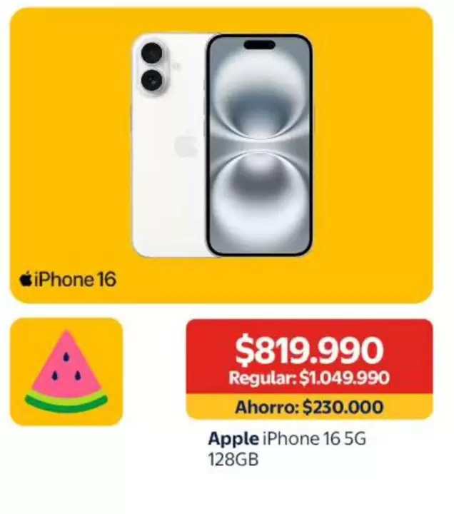 Apple - Iphone 16 5g 128gb