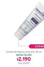 Crema De Manos Urea 5%