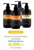 Deluxe - Shampoo O Acondicionador