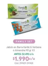 Family Set - Jabon En Barra