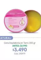 Spring Natural - Cera Depilatoria En Tarro
